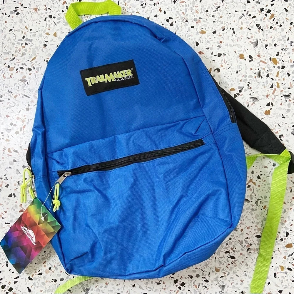 TRAILMAKER Backpack Classic Traditional School Bag NWT Retro Look